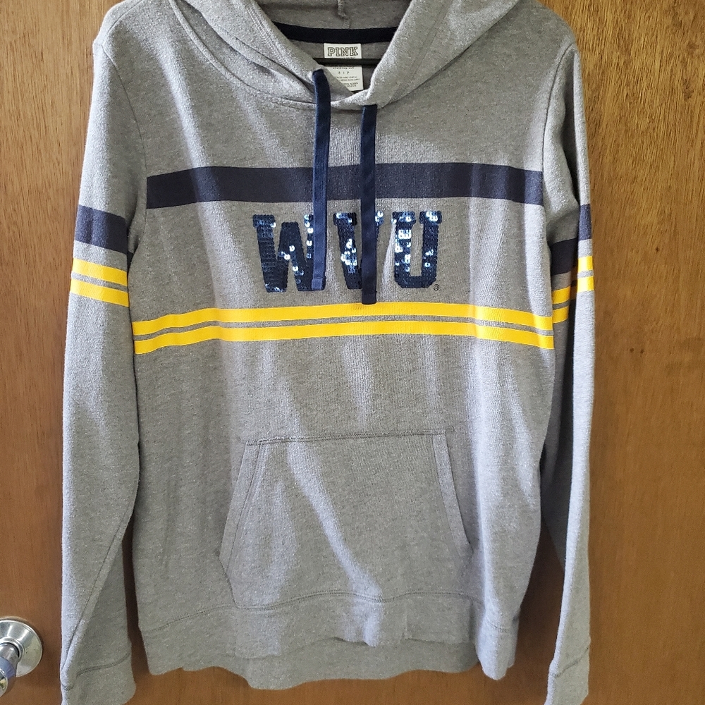VS PINK WVU Bling Hoodie